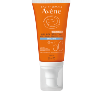 Avene bloqueador solar toque seco sin color FPS 50, 50 ml