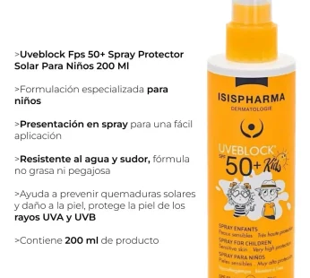 ISISPHARMA UVEBLOCK KIDS SPF 50 SPRAY