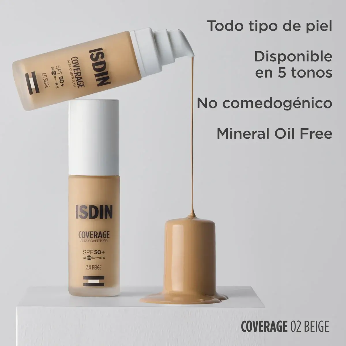ISDIN COVERAGE SPF 50 2.0 BEIGE