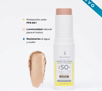 ENVERA PROTECTOR SOLAR FACIAL BARRA COLOR FPS50